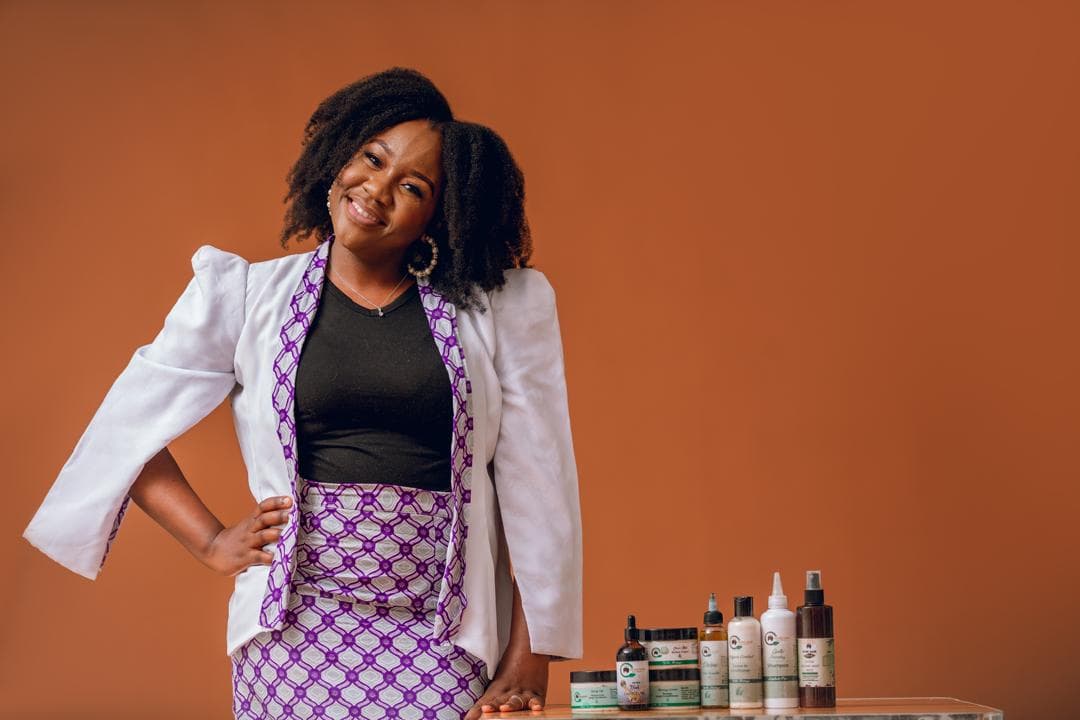 Mwape Muloboko, Founder of Divine Mane Naturals